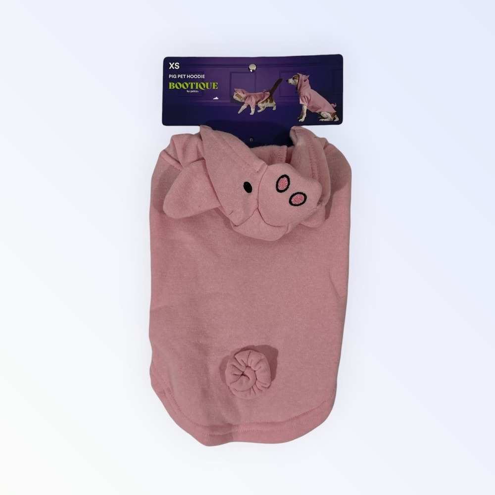 Bootique Hog Wild Pink Pig Hoodie Dog Cat Costume Sz XS